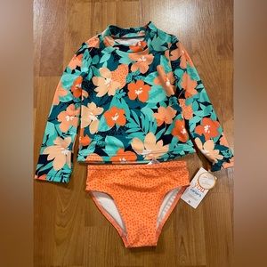 *NWT* Girls Just One You by Carters 2-Piece Swim Suit sz 3T